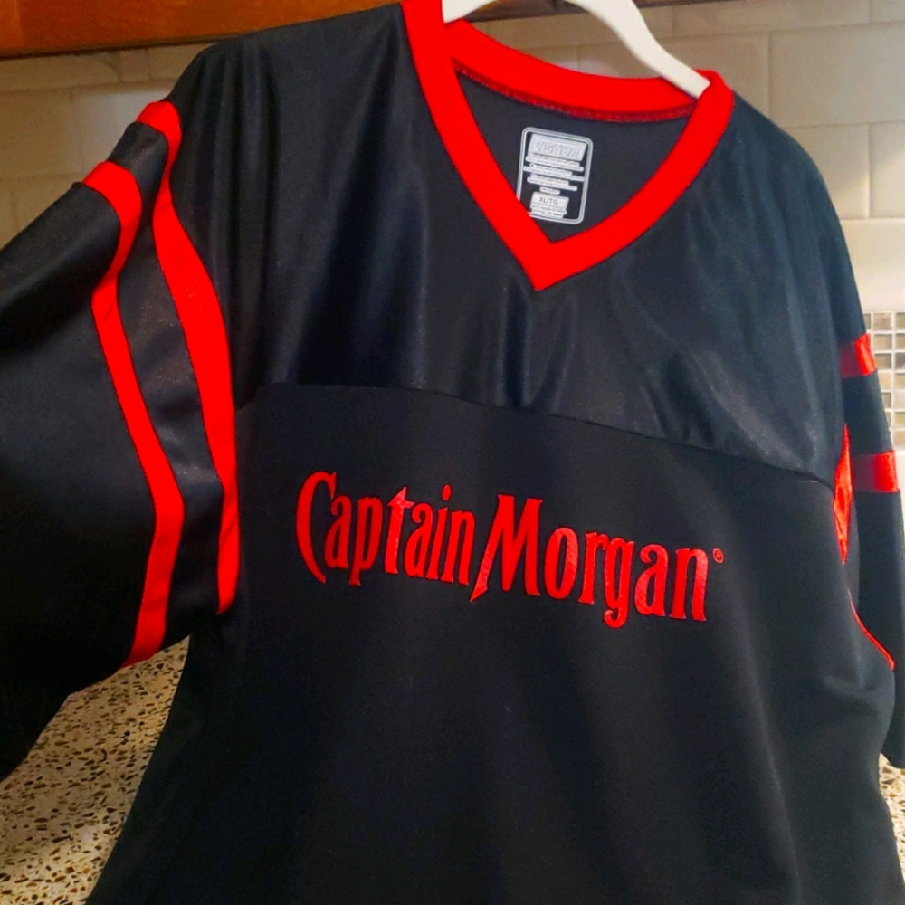 Captain Morgan football jersey